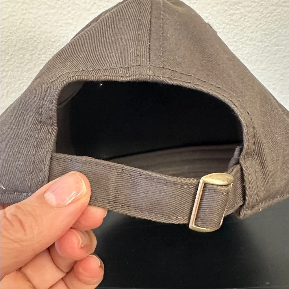 Clan Upstairs Men's Gray Cap with Textured Letter C